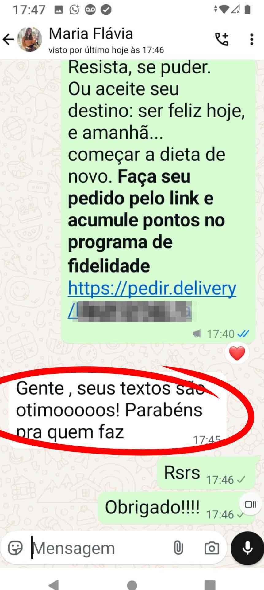Mais que elogios: você fica na mente do seu cliente