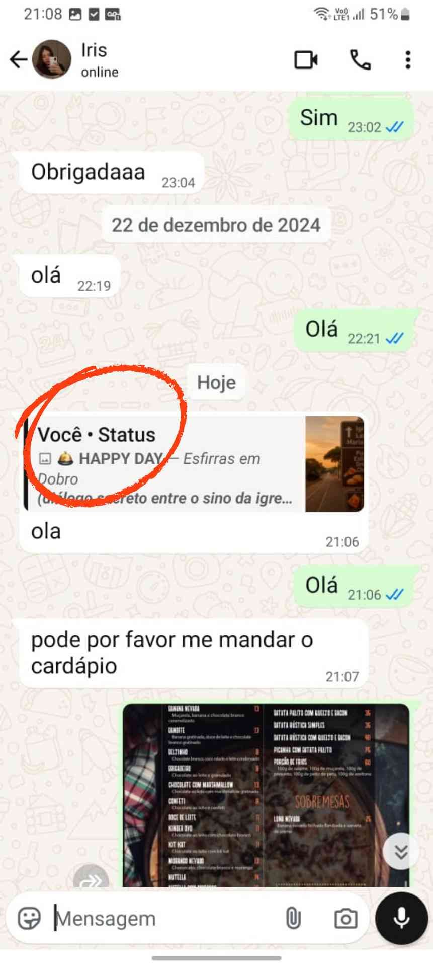 Quantas vendas você faz pelo Status do WhatsApp?
